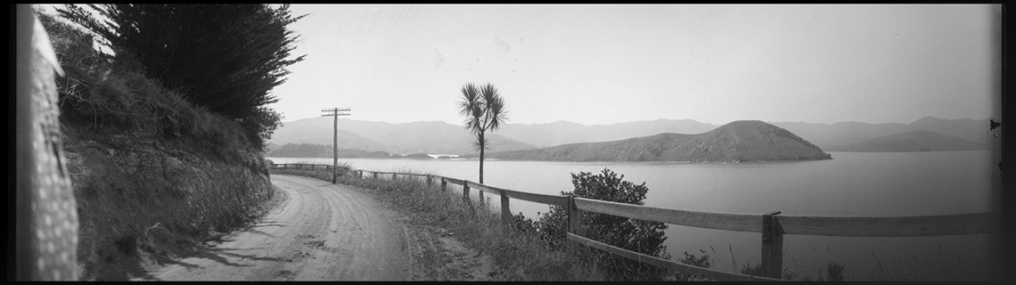 Akaroa Museum banners Exhibitions mobile